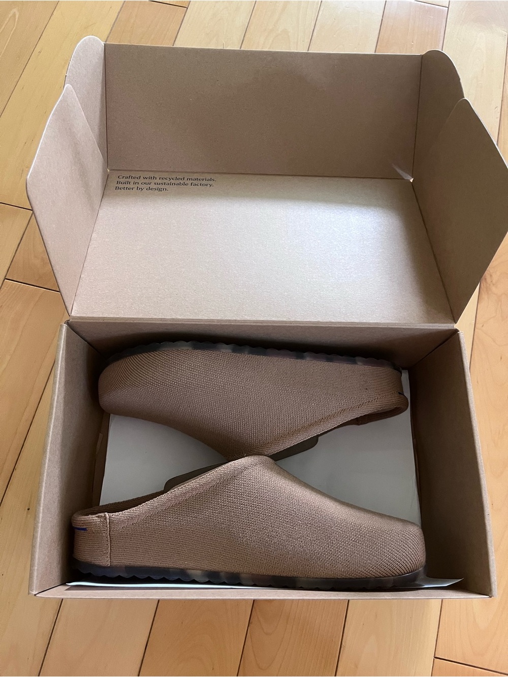 Rothy's Womens Knit Casual Clog Shoes— Butternut- size 10